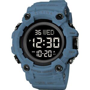 Activa Kadron X Invicta Digital Men's Watch - 53mm, Blue (ACW1968-007)